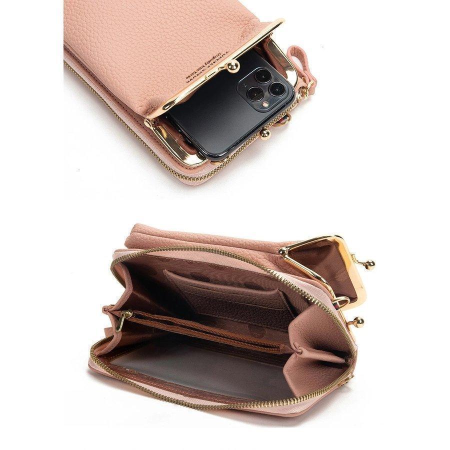 [ free shipping ] smartphone pouch * yellow * shoulder pochette diagonal .. smartphone bag smart phone shoulder bag present 