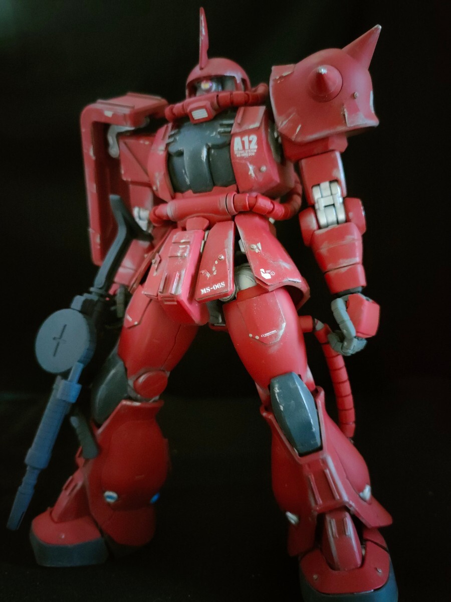 MG1/100 MS-06Sシャア専用ザク Ver.2.0 改修塗装済完成品_画像10