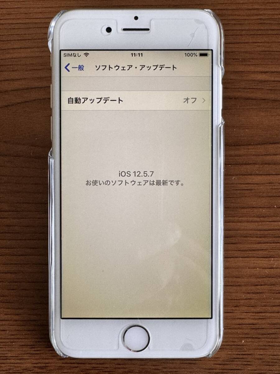 iPhone 6 16GB シルバー ドコモ DoCoMo バッテリー最大容量９６％ 初期化済の画像6