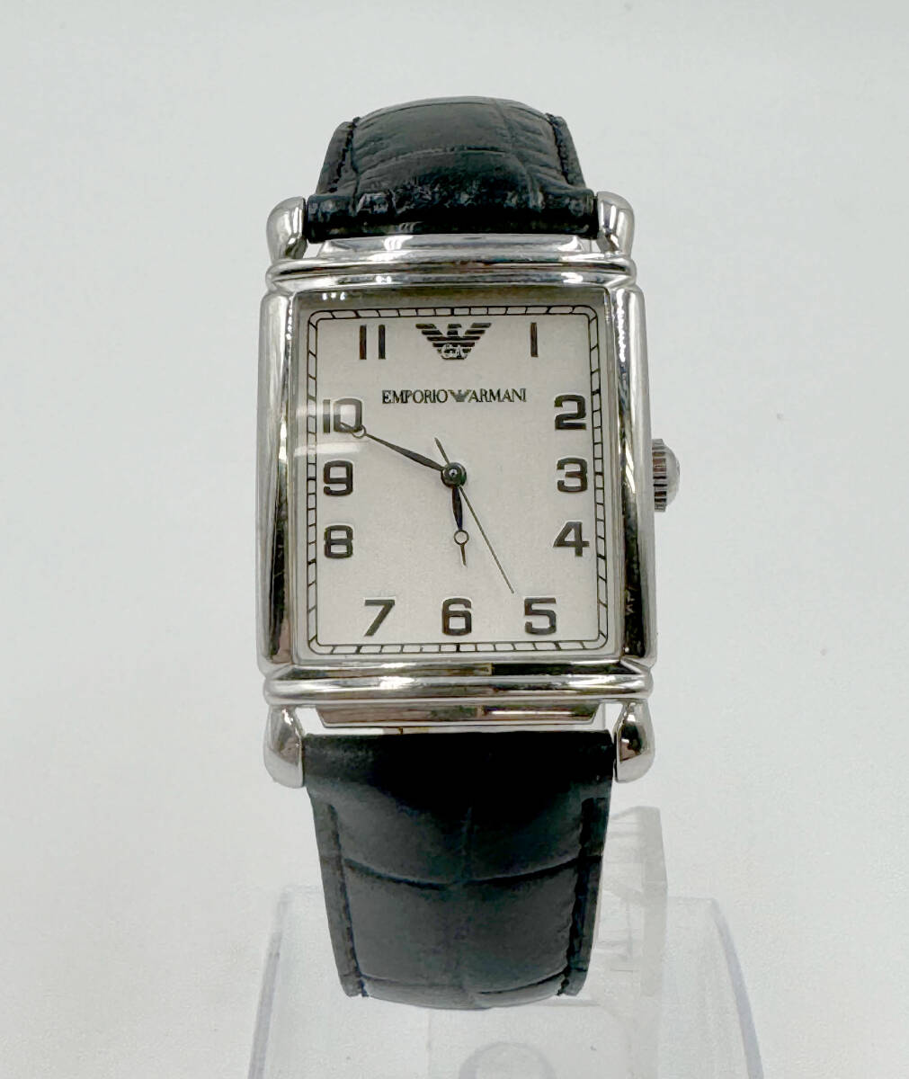 ◆EMPORIO ARMANI エンポリオアルマーニ メンズ腕時計 稼働品 美品◆の画像1