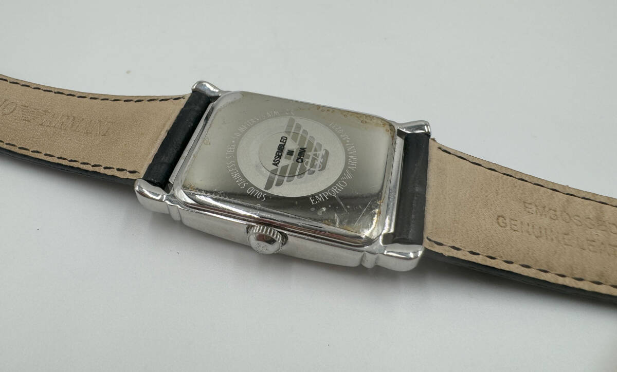 ◆EMPORIO ARMANI エンポリオアルマーニ メンズ腕時計 稼働品 美品◆の画像9