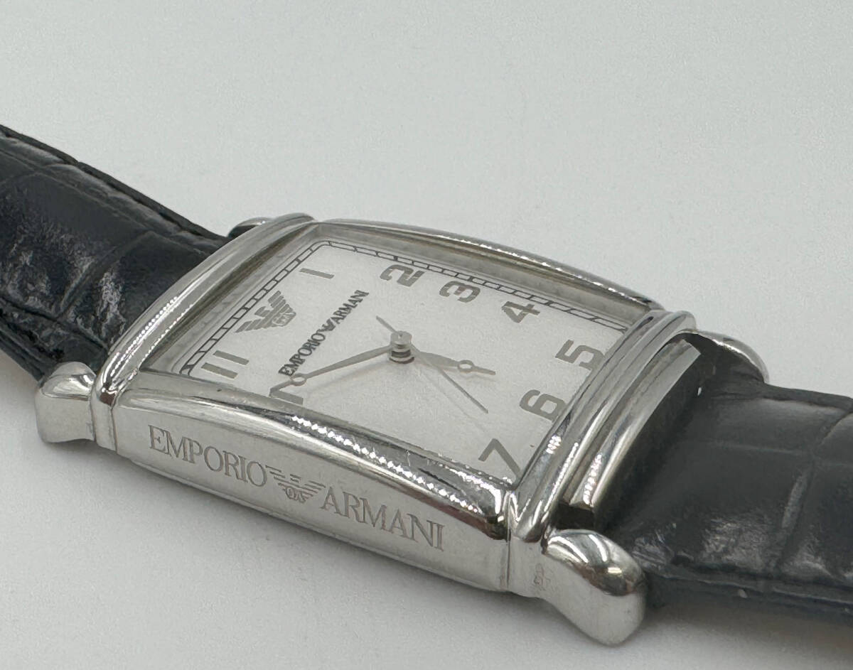 ◆EMPORIO ARMANI エンポリオアルマーニ メンズ腕時計 稼働品 美品◆の画像6
