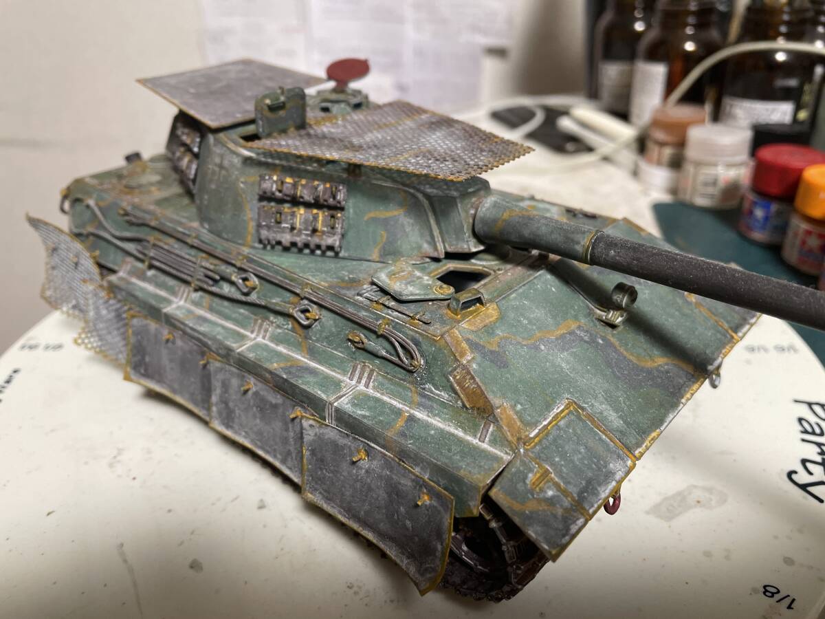 ドイツ計画戦車E75Ausf.E128mmL55砲塗装済完成車