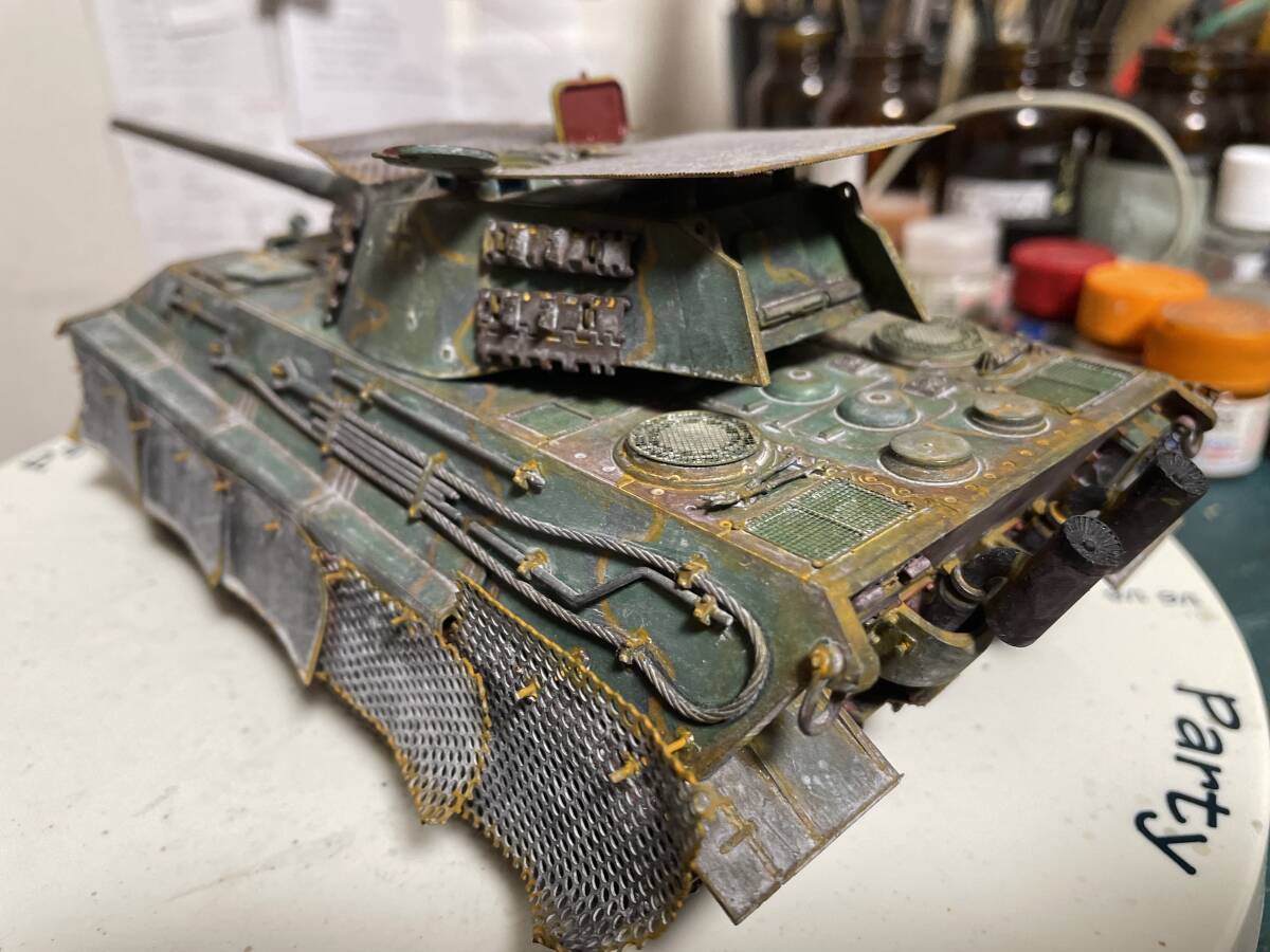 ドイツ計画戦車E75Ausf.E128mmL55砲塗装済完成車_画像3