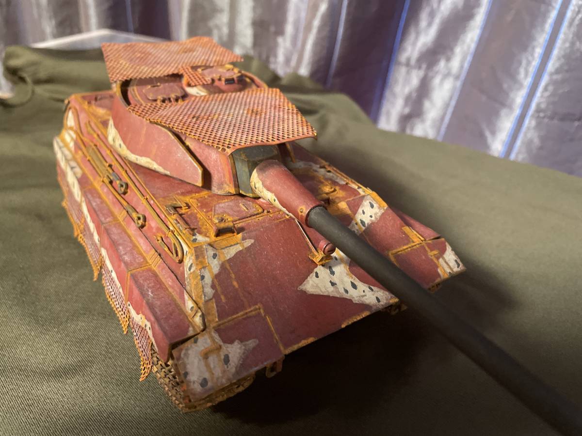 ドイツ計画戦車E75Ausf E128ミリ砲塗装済完成車フリウル金属製 ドイツ計画戦車E75Ausf E128ミリ砲塗装済完成車フリウル金属製