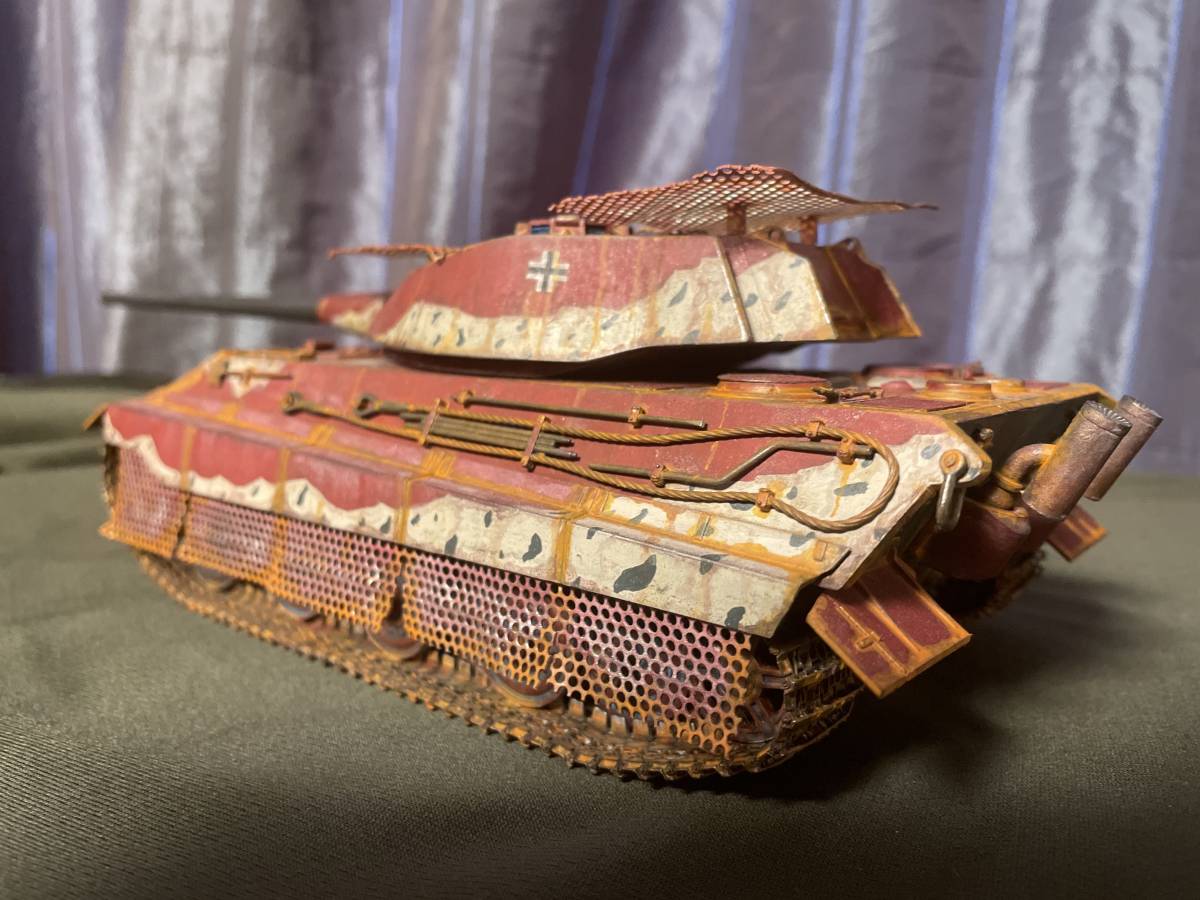 【超目玉枠】 ドイツ計画戦車E75Ausf E128ミリ砲塗装済完成車フリウル金属製 主力戦車(MBT)