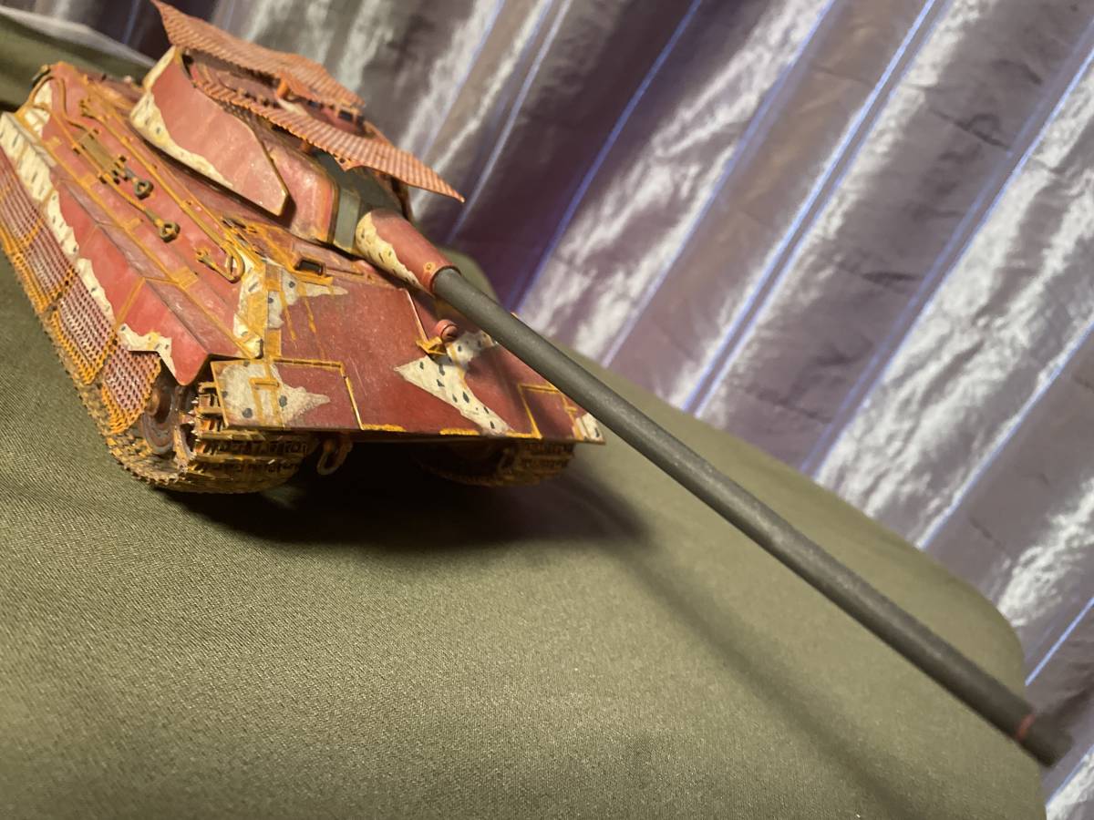 【セール】福袋のファッション通販 ドイツ計画戦車E75Ausf E128ミリ砲塗装済完成車フリウル金属製 主力戦車(MBT)