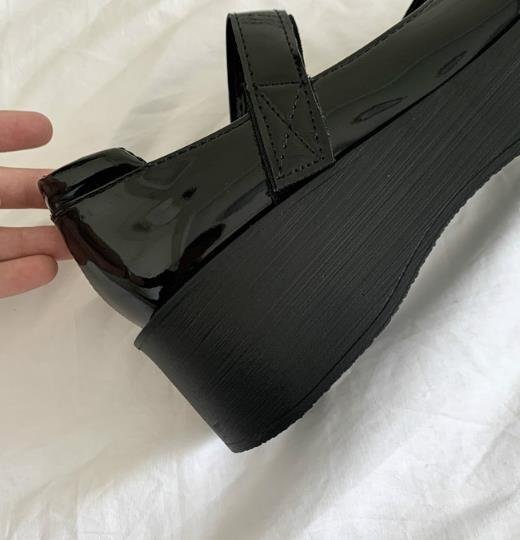  женский туфли-лодочки Лолита лес девушка casual толщина низ удобный Loafer ремешок посещение школы 