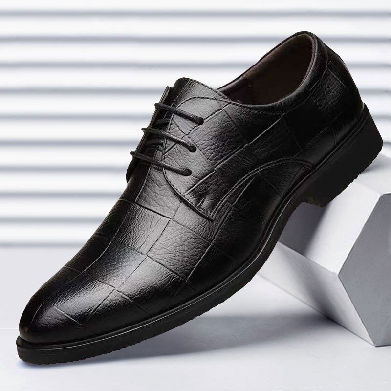 LRM151★ビジネスシューズ オックスフォードシューズ メンズシューズ フォーマル  韓流 春秋 革靴 紳士靴 歩きやすい ブラックの画像4