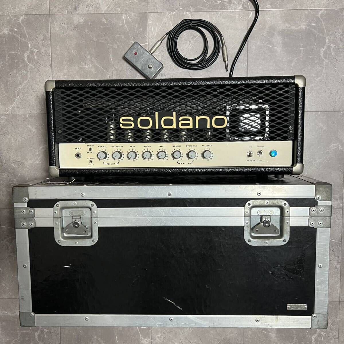 Soldano SLO-100 1989年製 ソルダーノ ヴィンテージ ギターアンプ 検) Marshall Fender Gibson evh Van halen Eric Clapton_画像9