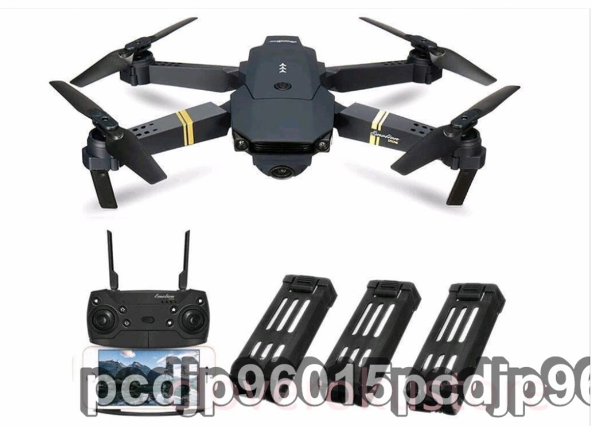 多機能EACHINE58 ドローン カメラ付き 4K 高画質 WIFI FPV リアルタイム高度維持 折り畳み式 バッテリー2個熱売りUSB ドローン本体_画像1