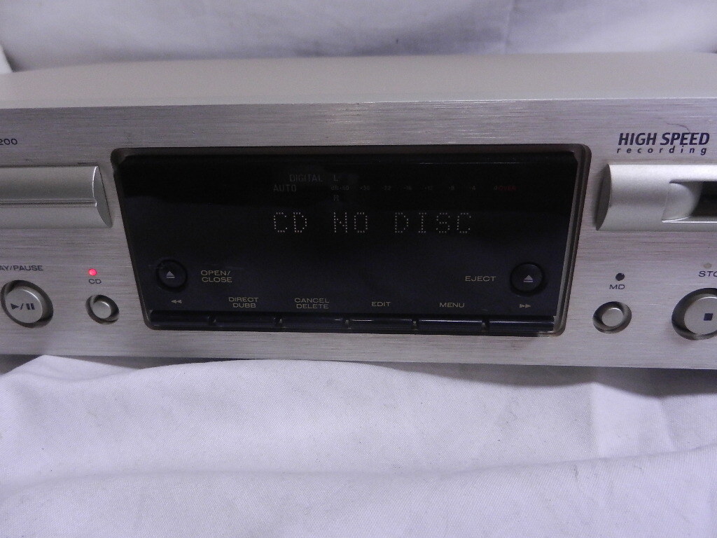 marantz マランツ CM6200 CD/MD コンビネーションデッキ リモコン付き　04年製　動作品_画像5