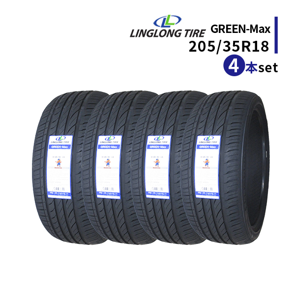 4本セット 205/35R18 2024年製造 新品サマータイヤ LINGLONG GREEN-Max 送料無料 205/35/18_画像1