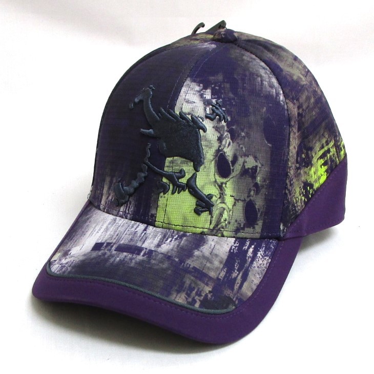 オークリー キャップ FOS901147-81J ベリープリント Skull Graphic Cap Fa 22.0★送料無料 OAKLEY スカルグラフィック Berry Print 紫_画像1