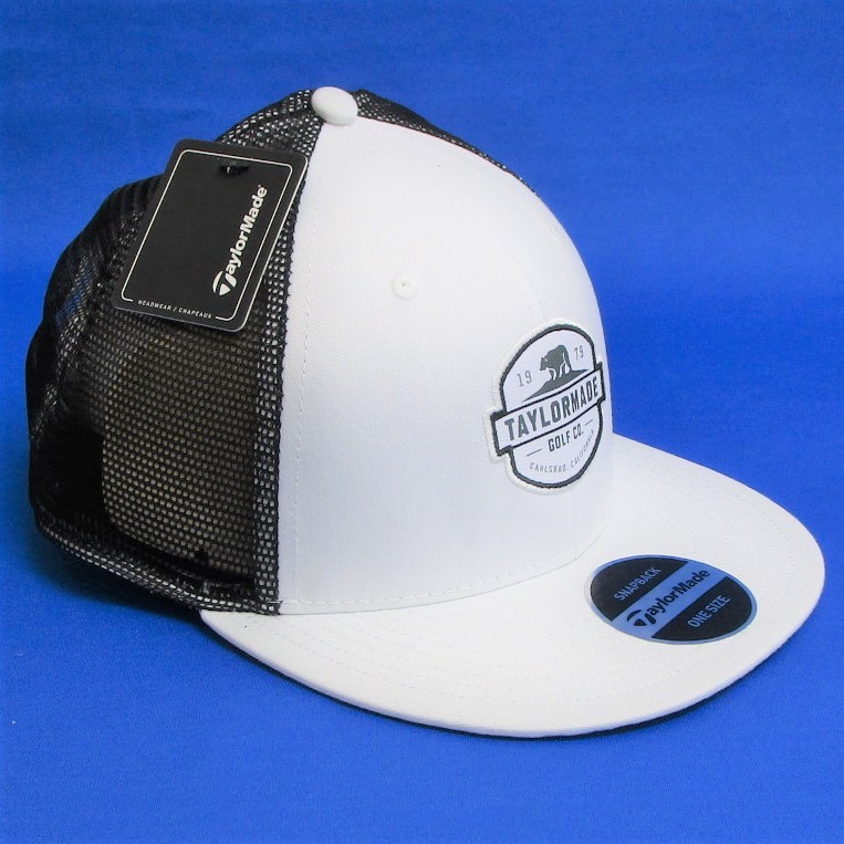 Taylor Made Trucker FlatBil белый / черный N7806801 сетчатая кепка * TaylorMade Flat Bill California Tracker 