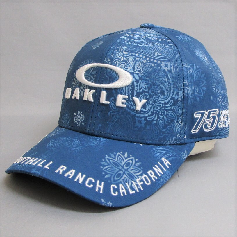  Oacley колпак FOS901577-66V блюз to-m принт FIXED CAP FA 23.0*OAKLEY fixed BLUE STORM PRINT голубой 