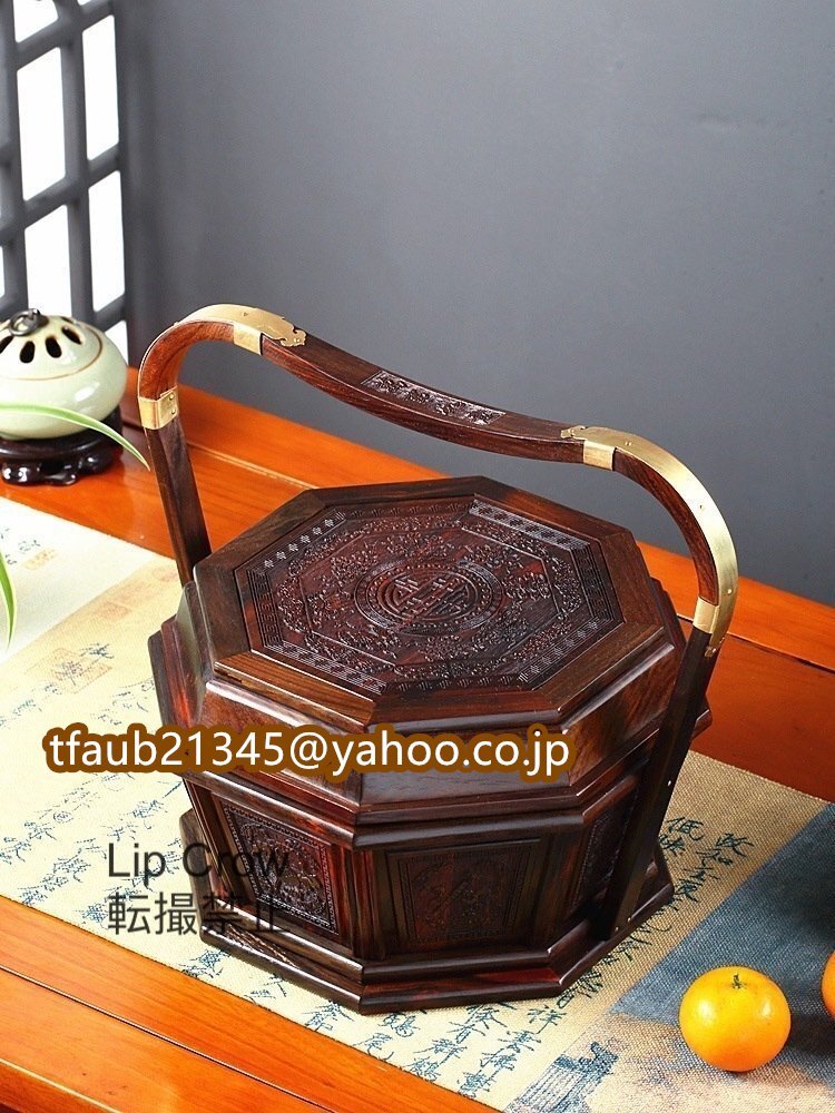 ケーリーフショップ】強力推薦 紅木製物入れ お菓子入れラオス檀 ケーリーフショップ】強力推薦 紅木製物入れ お菓子入れラオス檀