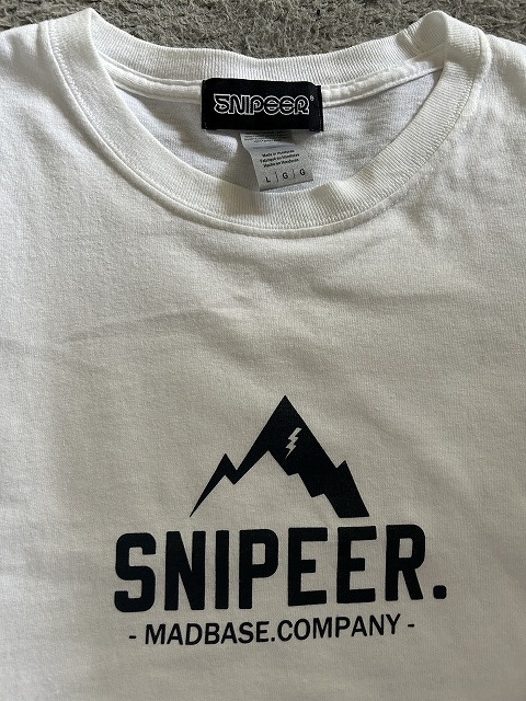 SNIPEER*snaipa-*snipeer* длинный футболка * белый 
