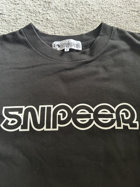 SNIPEER・スナイパー・snipeer・Ｔシャツ・ブラック_画像2