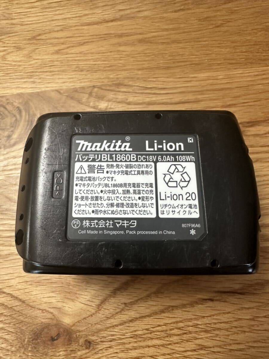 makita マキタ BL1860B リチウムイオンバッテリー 18V の画像5