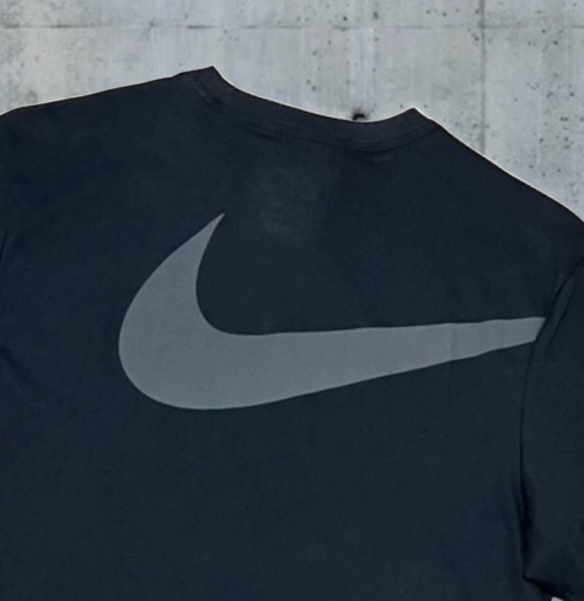 新品 NIKE ナイキ ビッグロゴ 上下セット Tシャツ ショートパンツ セッアップ 半袖 ハーフパンツ 黒 ブラック［ 2XLサイズ ］の画像2