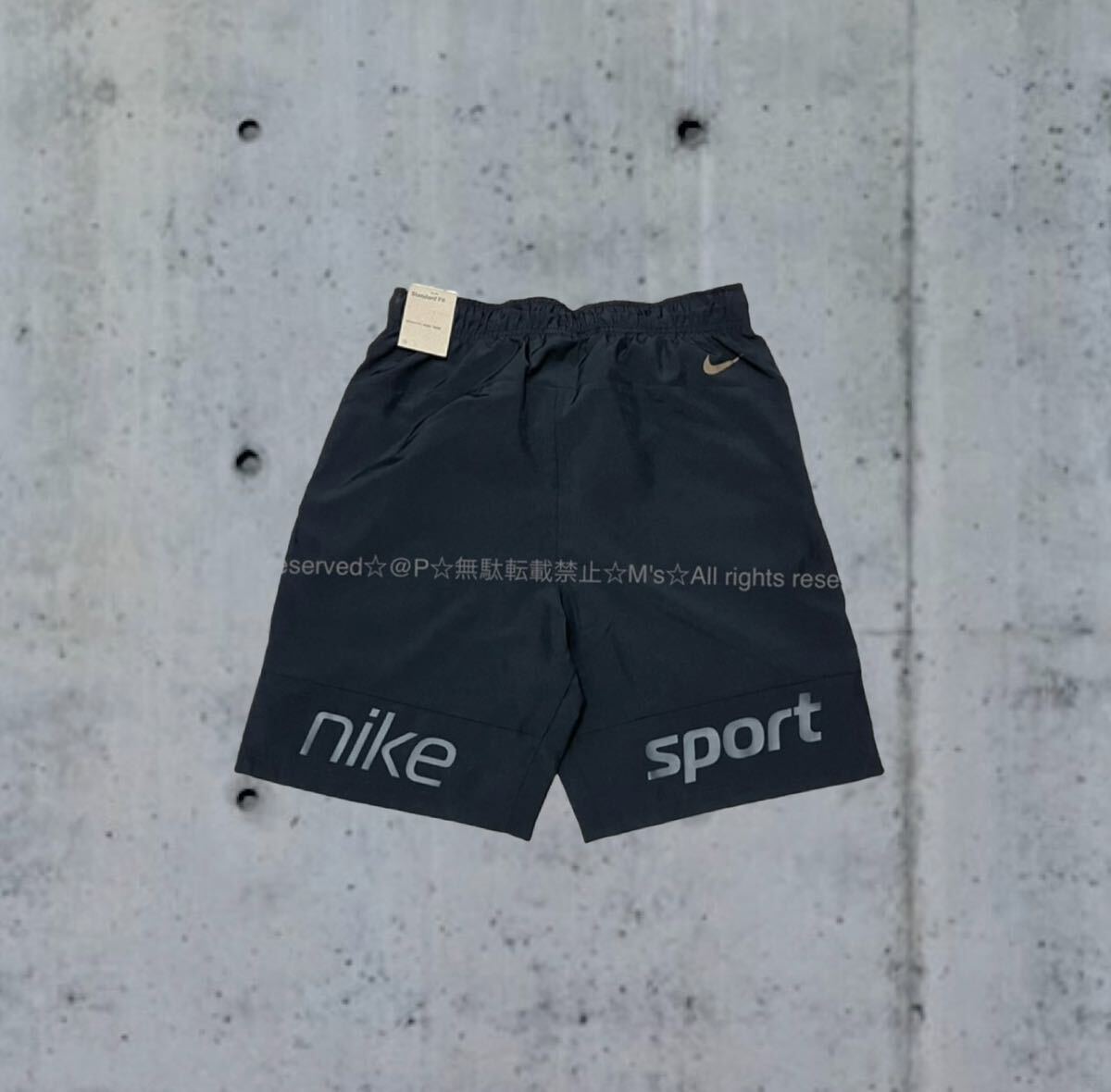 新品 NIKE ナイキ ビッグロゴ 上下セット Tシャツ ショートパンツ セッアップ 半袖 ハーフパンツ 黒 ブラック［ 2XLサイズ ］の画像7