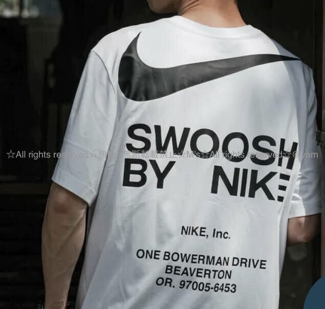 新品 ナイキ SWOOSH BY NIKE 上下セット スウッシュ ロゴ Tシャツ ジョガーパンツ セットアップ 白 ホワイト ［ 2XLサイズ ］の画像9