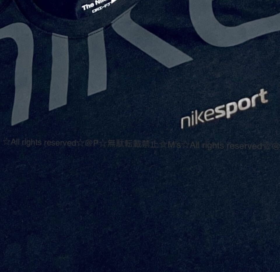新品 NIKE ナイキ ビッグロゴ 上下セット Tシャツ ショートパンツ セッアップ 半袖 ハーフパンツ 黒 ブラック［ 2XLサイズ ］の画像3