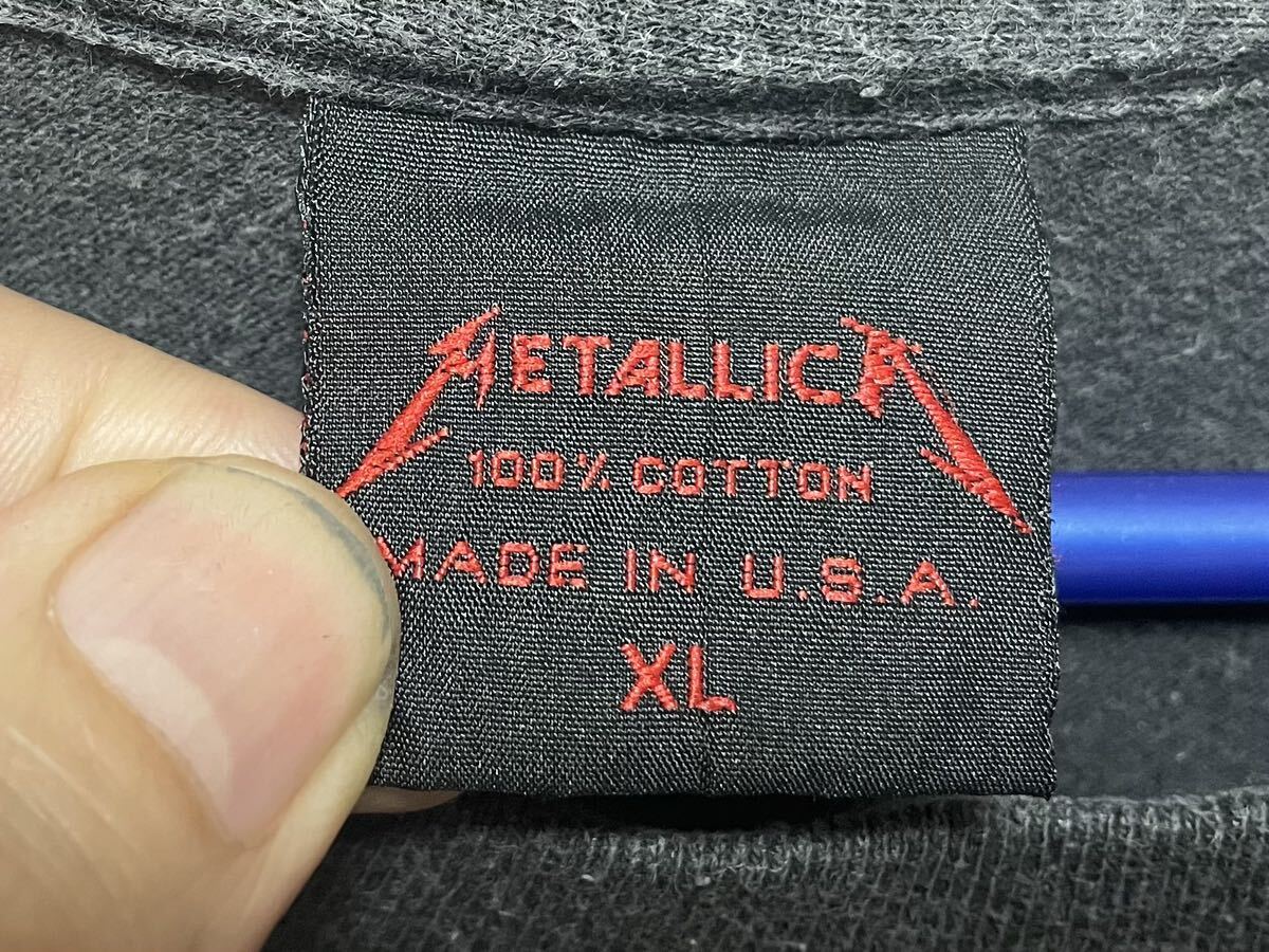 METALCAメタリカTシャツ XLパスヘッド コピーライトバンドT ロック Tヘビーメタル古着の画像5