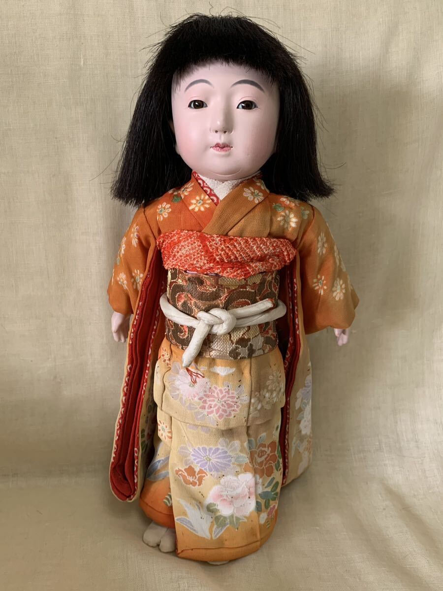 市松人形 日本人形 アンティーク 女の子 着物 ビスクドール - 工芸品 市松人形 日本人形 アンティーク 女の子 着物 ビスクドール - 工芸品