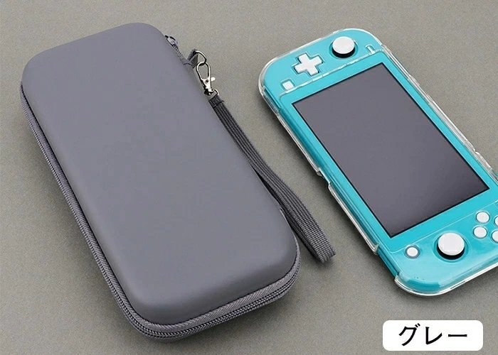 Switch Lite 対応 収納ケース Lite 専用収納バッグ ニンテンドー スイッチケース 保護バッグ EVA素材 耐衝撃 全面保護 ☆イエロー_画像9