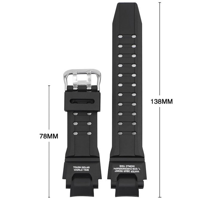 カシオ用 GW-4000/GA-1000/GW-A1000/GW-A1100/G-1400 バンド 交換バンド ベルト シリコン製 ストラップ 交換用ベルト☆7色選択/1点の画像5