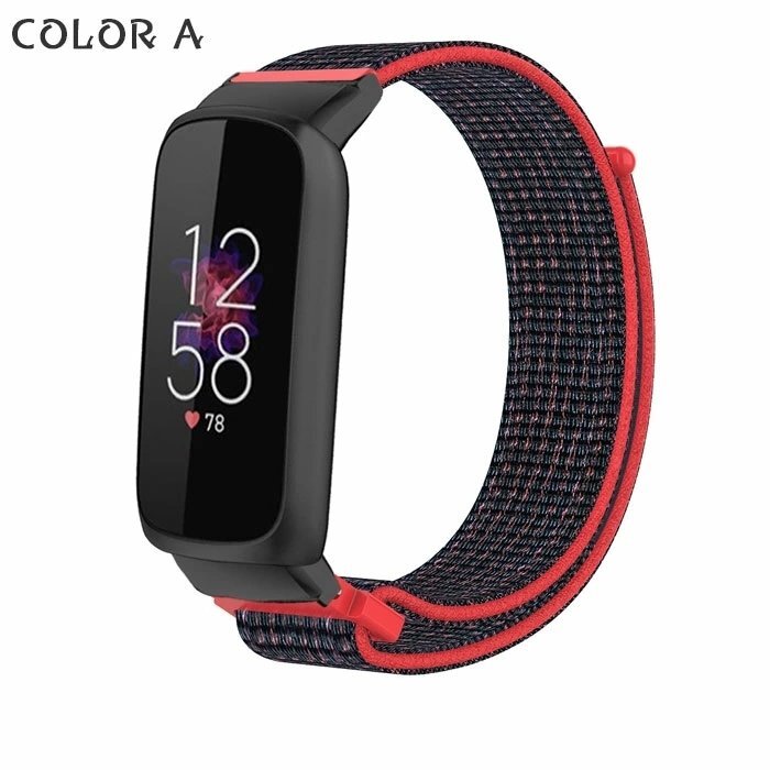 Fitbit Luxe 対応 交換バンドフィットビット ナイロン ベルト フィットビット ラックス 交換ベルト フィットビット バンド☆COLOR A_画像1