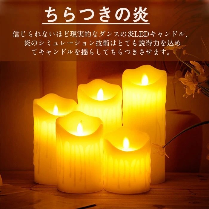 LED candle light battery type candle fragrance free safety . white ... light . blinking tea light equipment ornament for genuine article . completely wedding *A/B model selection /1 point 