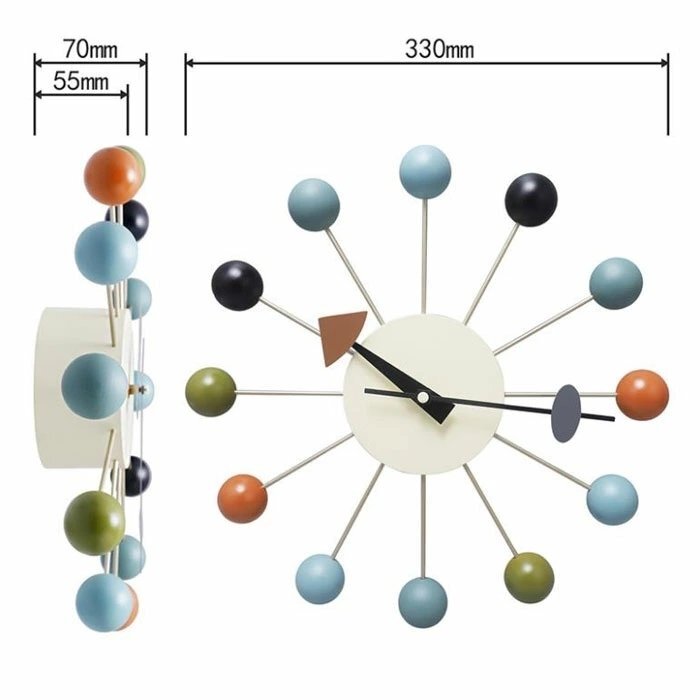 時計 掛け時計 ボールクロック 壁掛け時計 かけ時計 ウォールクロック デザイナーズ時計 デザイナーズ家具 時計 ☆8色選択/1点_画像8