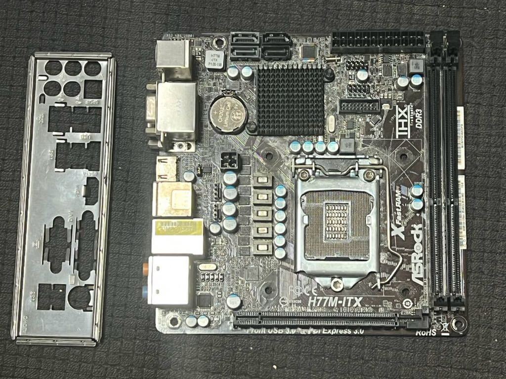 最落無し1円スタート ASRock H77M-ITXの画像1