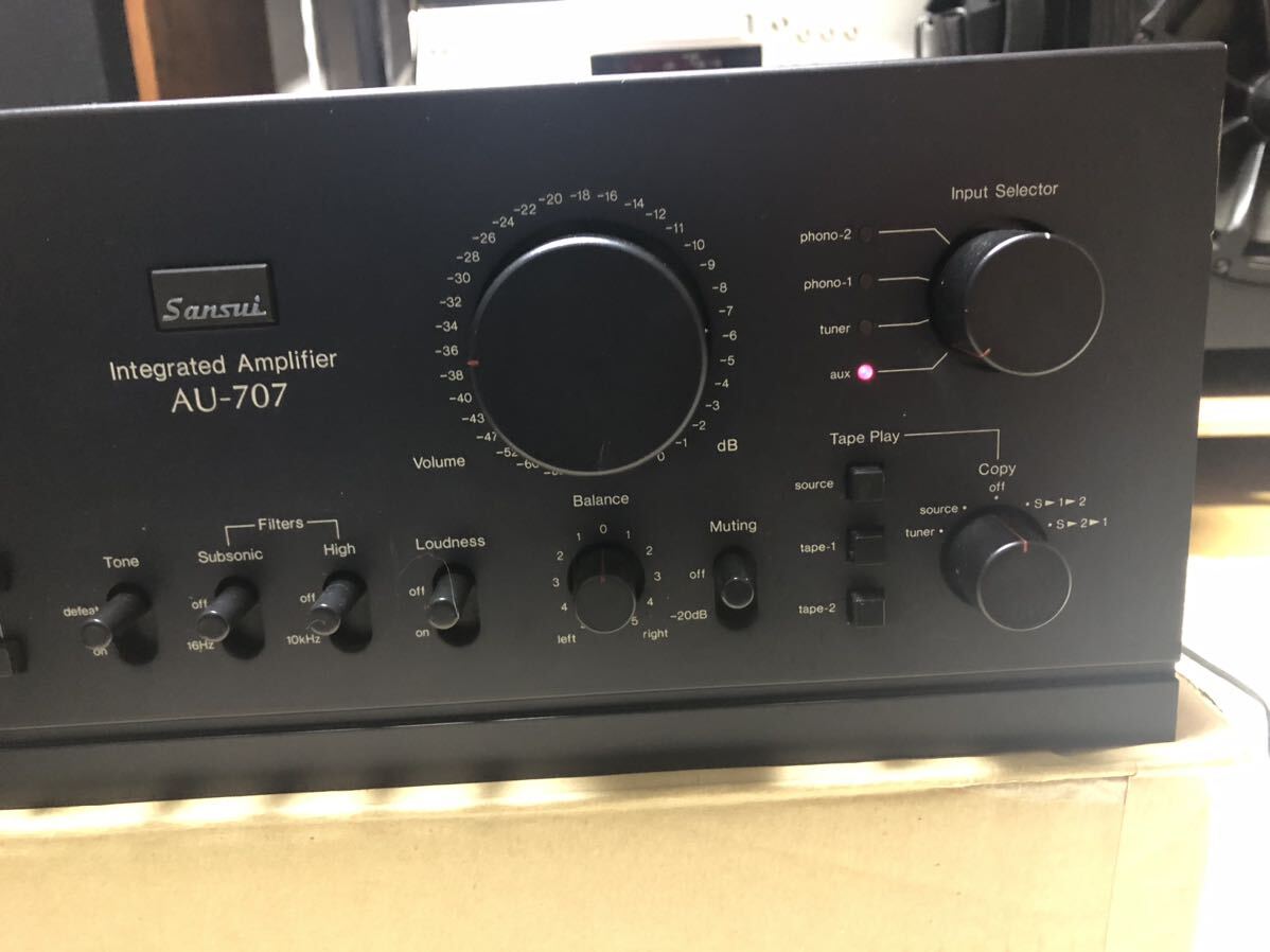 サンスイ SANSUI AU-707（完動品）の画像2