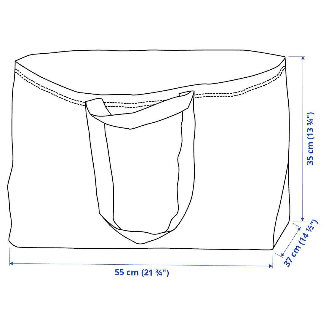 IKEA フィスラ　Lサイズ 3点セット　エコバッグ　引越し_画像3