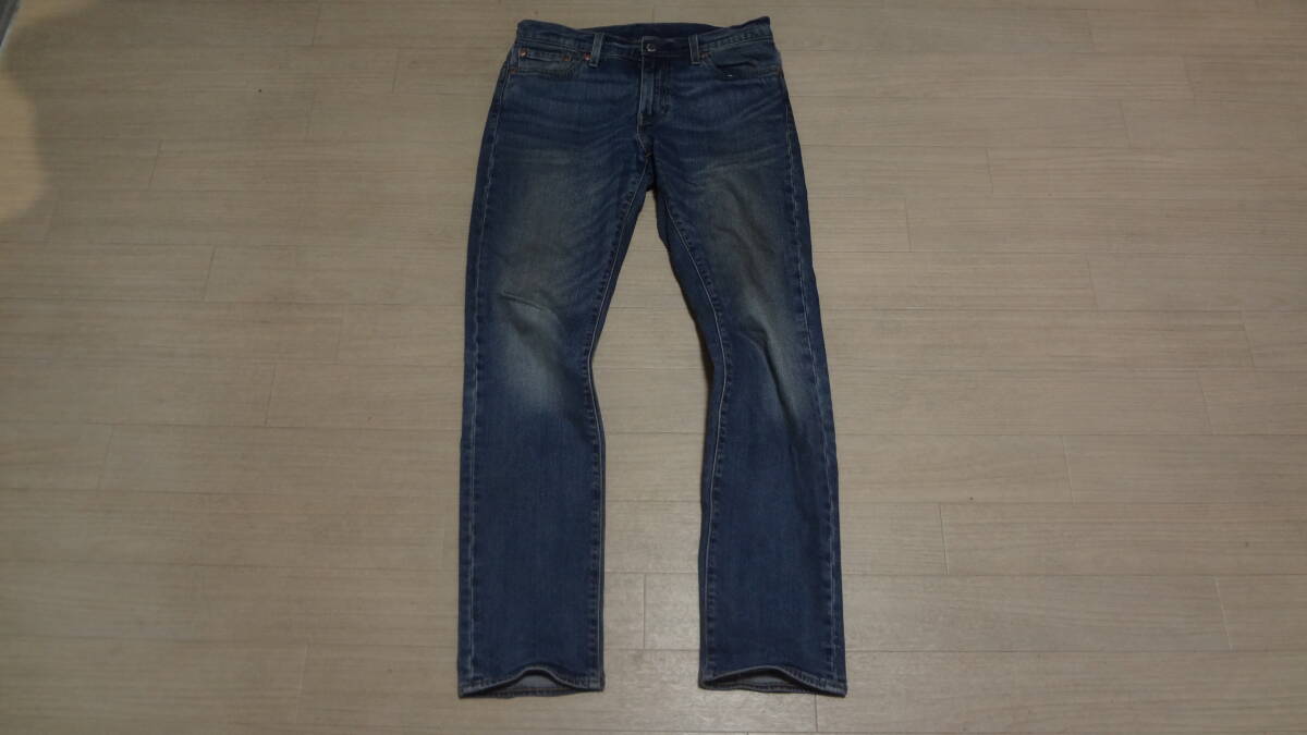 W30inch★Levi's511★クラシック★スリムテーパード★極上色落ちデニム/ジーンズ★インディゴ★美髭★ジッパー★リーバイス511★メンズ_画像1