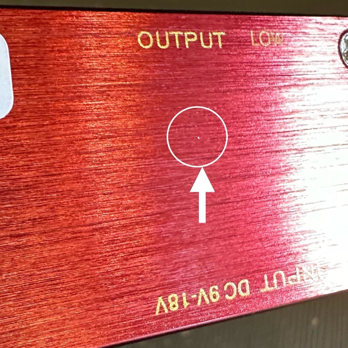 最落無し! One Control CRANBERRY OVER DRIVE / a44817 人気のStrawberry Red Over Driveをローゲイン化！ 1円の画像5