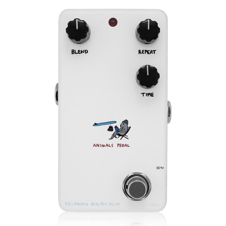 最落無し! Animals Pedal RELAXING WALRUS DELAY / a44859 ギタープレイに 凄み を加えるディレイ 1円の画像1