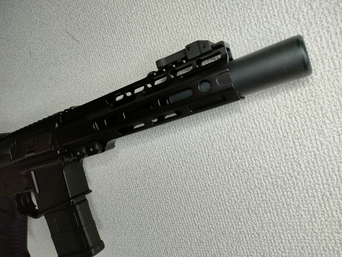 1 jpy the first speed 93/ full metal / length . degree . speed custom / Tokyo Marui parts collection included M4 Short custom KM silencer PDI barrel . river rubber electric gun 