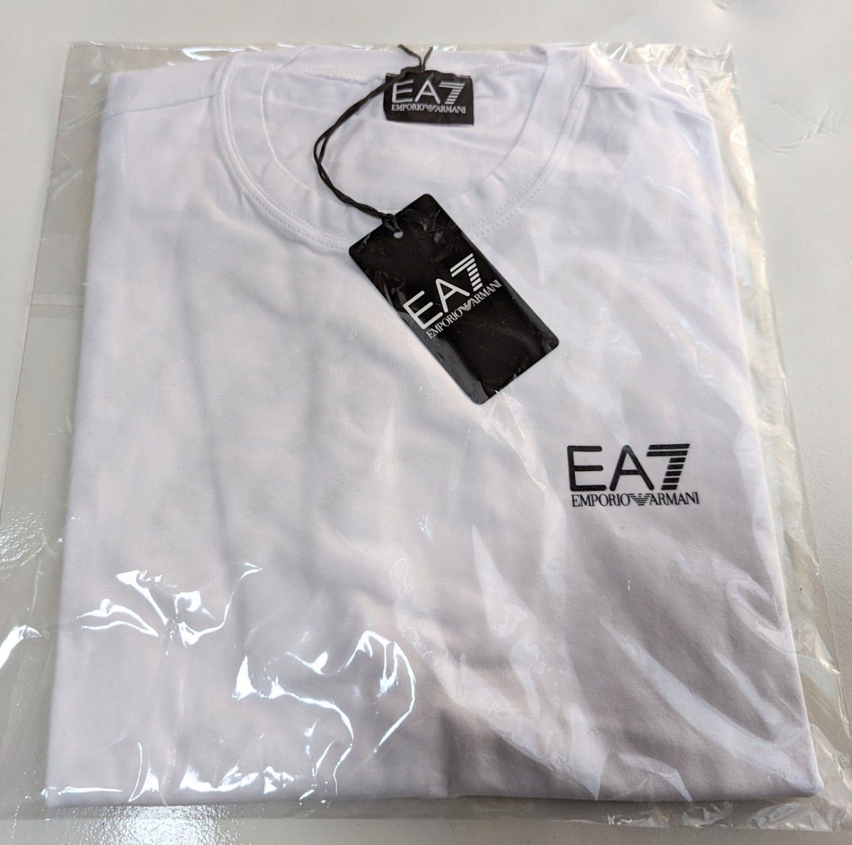 エンポリオ アルマーニ EA7 Logo Series Tシャツ プリント 白S