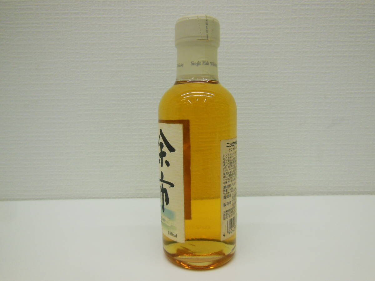 2601 酒祭 洋酒祭 ニッカ シングルモルト 余市 180ml 43度 未開栓 ウイスキー NIKKA WHISKY Single Malt ミニボトル 古酒_画像4