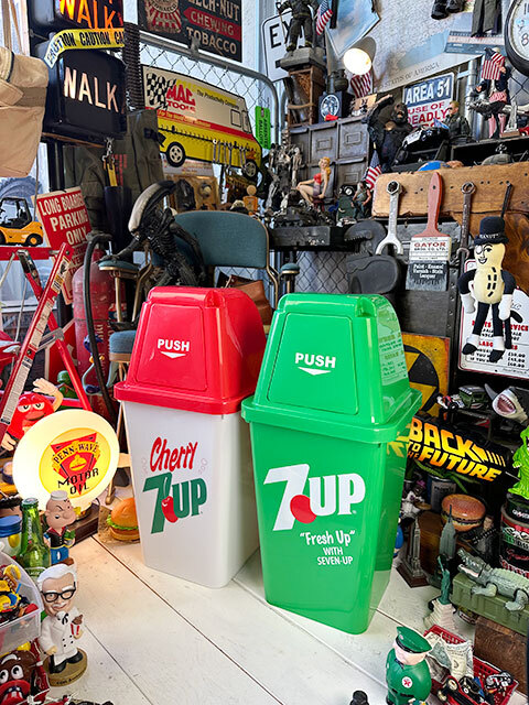 7UP　セブンアップ　ダストビン　20Lサイズ　ゴミ箱（2個セット） ■ アメリカン雑貨 アメリカ雑貨 トラッシュ_画像5
