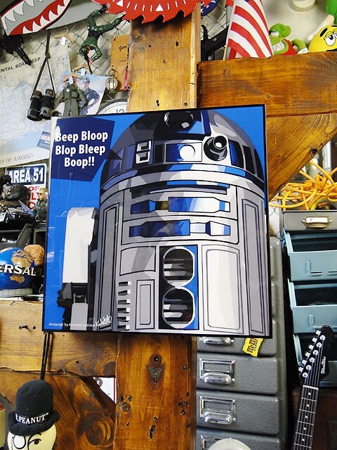 映画 スターウォーズ ポップアートフレーム （R2-D2） ■ アメリカン雑貨 アメリカ雑貨 パネル ポスターの画像4