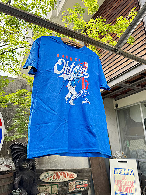 MLB　ロサンゼルス　ドジャース　大谷翔平　公式Tシャツ　（Dogers Blue/Script）（Lサイズ）　MLBオフィシャルグッズ　■　アメリカン雑貨_画像4