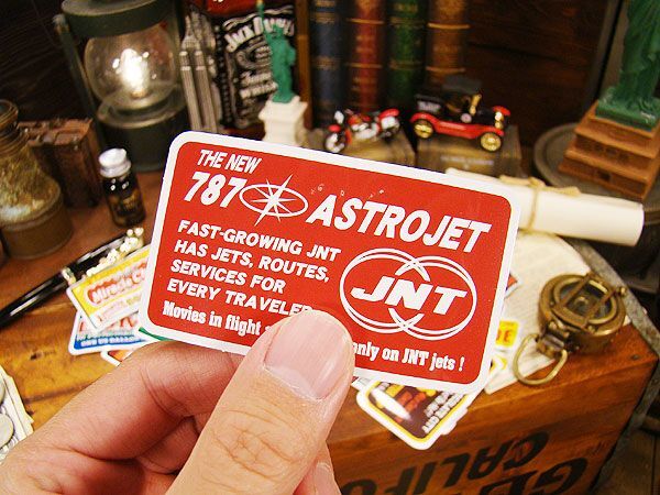 アメリカン　アドバタイジング　ステッカー　Lサイズ　（No.29/ASTROJET）　アメリカン雑貨　アメリカ雑貨　車　シール　ブランド_画像2