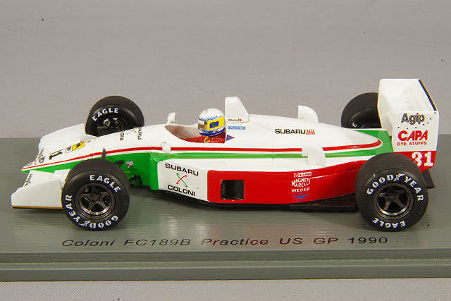  1/43 コローニ FC189B 1990 F1 アメリカGP プラクティス #31 B.ガショー_画像3