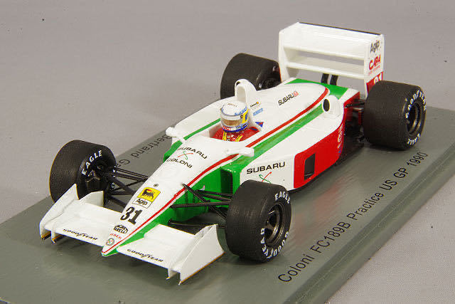  1/43 コローニ FC189B 1990 F1 アメリカGP プラクティス #31 B.ガショー_画像2